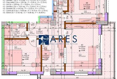 Apartament cu 3 camere decomandat în Central - 4