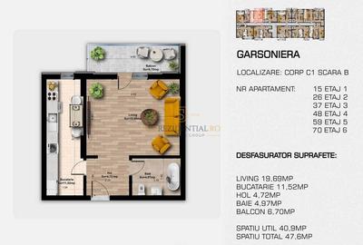 Nou! Garsoniera in ansamblu rezidential, aproape de metrou Berceni - 4