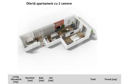 Apartament 2 camere ,65 mp, zona Centrala in cel mai exclusivist bloc din Cluj - 9