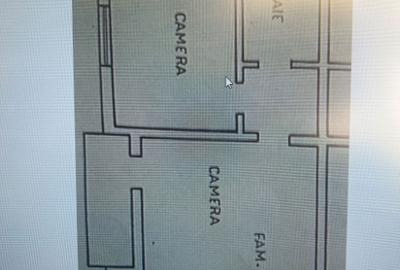 Apartament cu 2 camere semidecomandat în Tractorul