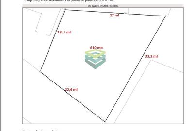 Teren Construcții intravilan de 610 mp, în Pipera - 4