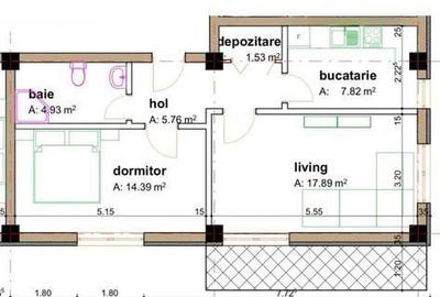 Apartament cu 2 camere decomandat în Central - 3