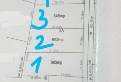 Teren de 693 mp, în Central