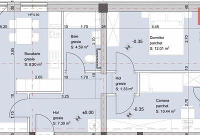 Apartament cu 3 camere semidecomandat în Central - 8