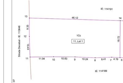 Teren Construcții intravilan de 880 mp, în Mihail Kogălniceanu - 1