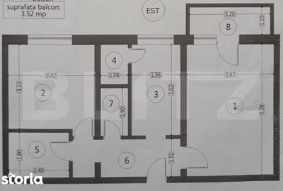 Apartament cu 2 camere în Tudor - 9