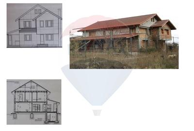 Casă individuală cu 5 camere cu Teren 619 Mp în Domnești