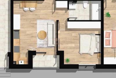 Apartament cu 2 camere decomandat în Central - 9