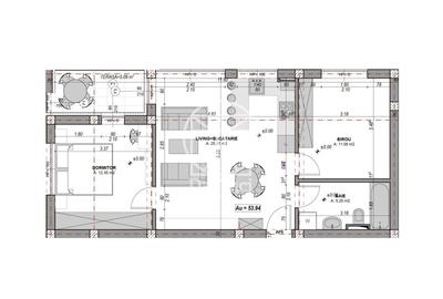 Apartament cu 3 camere decomandat în Exterior Vest - 3