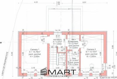 Casă individuală cu 3 camere cu Canalizare în Gușterița - 7
