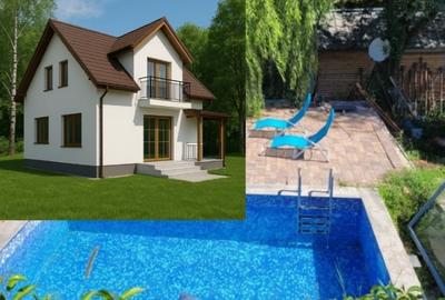 Casa noua P+m, cu piscina, lângă pădure!