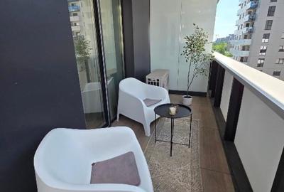 Apartament cu 3 camere semidecomandat, mobilat în Pipera - 9