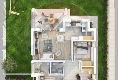 Casă cu 3 camere cu Teren 500 Mp în Cosoba