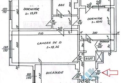 Apartament cu 3 camere semidecomandat, mobilat în Ozana - 15