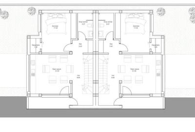 Duplex cu 5 camere cu Teren 200 Mp în Est - 20