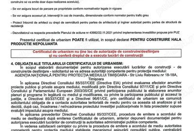 Vand 10436 mp teren industrial cu PUZ hala productie nepoluanta zona aeroport - 6