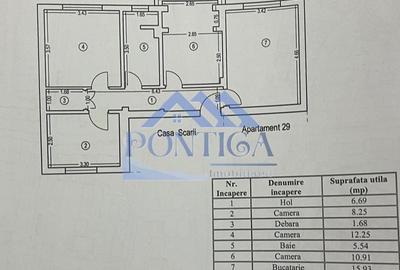Apartament cu 3 camere decomandat, mobilat în Inel I - 10