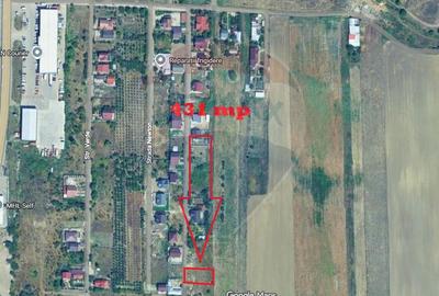 Teren Construcții intravilan de 431 mp, în Exterior Est - 1