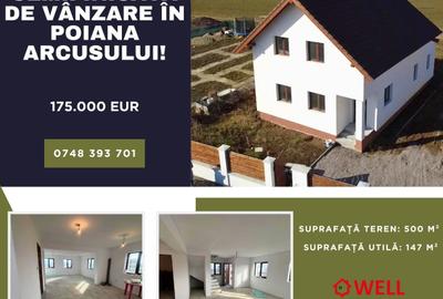 Casă familială semifinisată de vânzare în Poiana Arcusului! - 1