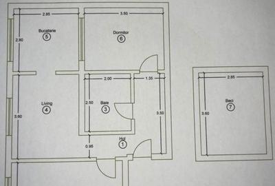 Apartament cu 2 camere în Central - 3