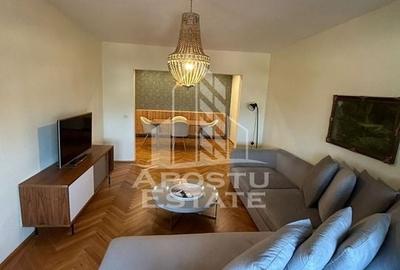 Apartament cu 3 camere decomandat, mobilat în Take Ionescu