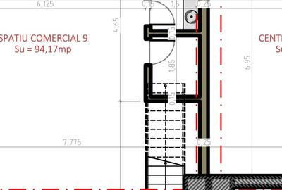 Spatiu Comercial 94mp + 45mp  | Constanta - Soveja - Tomis III | Parter+Supanta - 4