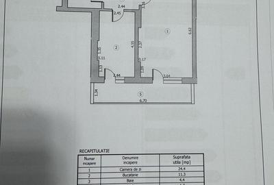 Garsonieră decomandată în Cățelu - 1