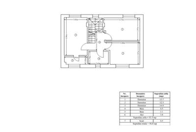 Casă individuală cu 4 camere cu Canalizare în Odăi - 14