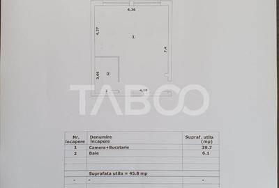 Studio de vanzare 46 mp utili constructie noua 2025 - 1