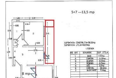 Apartament cu 2 camere , centru Barlad