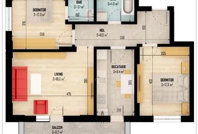 Apartament 3 camere - Confortabil si Luminos! - 3