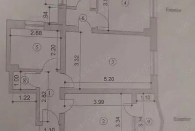 Apartament cu 2 camere semidecomandat în Onești - 4