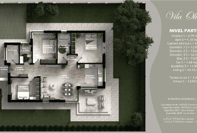 Casă individuală cu 4 camere cu Teren 400 Mp în Balotești - 1