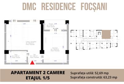 Apartament 2 camere-et 2/5-S=53 mp-Kaufland-Obor - 2