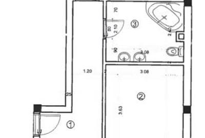Apartament cu 2 camere în Florești - 3