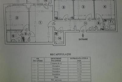 Vanzare Apartament 4 Camere Semidecomandat Piata Sudului-Tulnici - 9