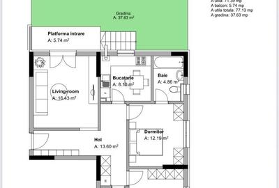 Apartament cu 3 camere decomandat în Dobroești - 1
