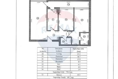 Apartament cu 3 camere decomandat, mobilat în Central - 17