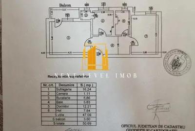 Apartament cu 2 camere decomandat în Trivale