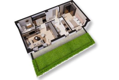 Apartament cu 2 camere decomandat în Rediu - 4