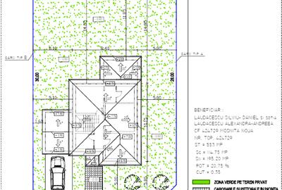 Proprietar . Casa individuala P+1Etaj. 3 Dormitoare. 1 Birou. 3 Bai. CarPort - 12