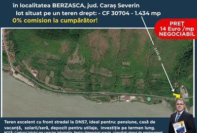 Teren agricol intravilan de 1473 mp, în Berzasca - 2