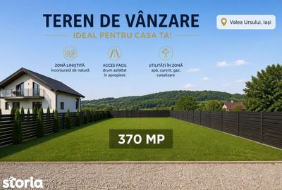 Teren de 370 mp, în Podu Roș - 2