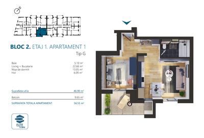 Apartament 2 camere | TORONTALULUI - METRO 2 - 2