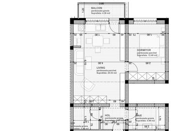 Apartament 2 camere, etaj 3/4, sup. utila 49mp, direct Dezvoltator. - 2