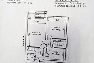 Apartament cu 2 camere, mobilat în Far - 13