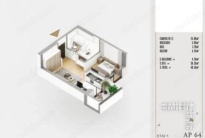 Titan Garsoniera dec. 41 mp PREMIUM vis-a-vis Parcul Teilor - 2