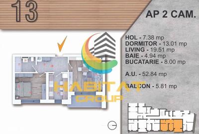 Apartament cu 2 camere decomandat în P-ța Alba Iulia - 6