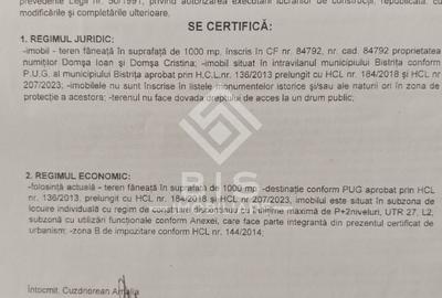 Teren 1000 mp Zona Exclusiva P+2 str. Vulturilor - 15