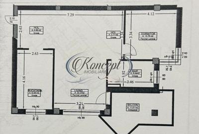 Apartament cu 2 camere semidecomandat, mobilat în Andrei Mureșanu - 18